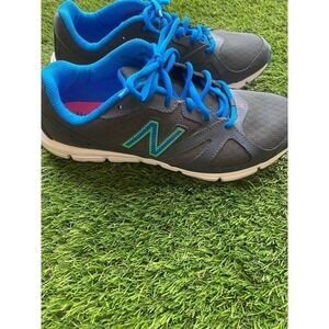 EUC New Balance 635 Size 9.5 B Gray Blue Running Shoes women's